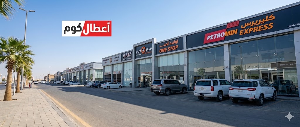 شارع ورش صيانة السيارات الحديثة في المنطقة الصناعية بالسعودية الرياض وجدة 2026