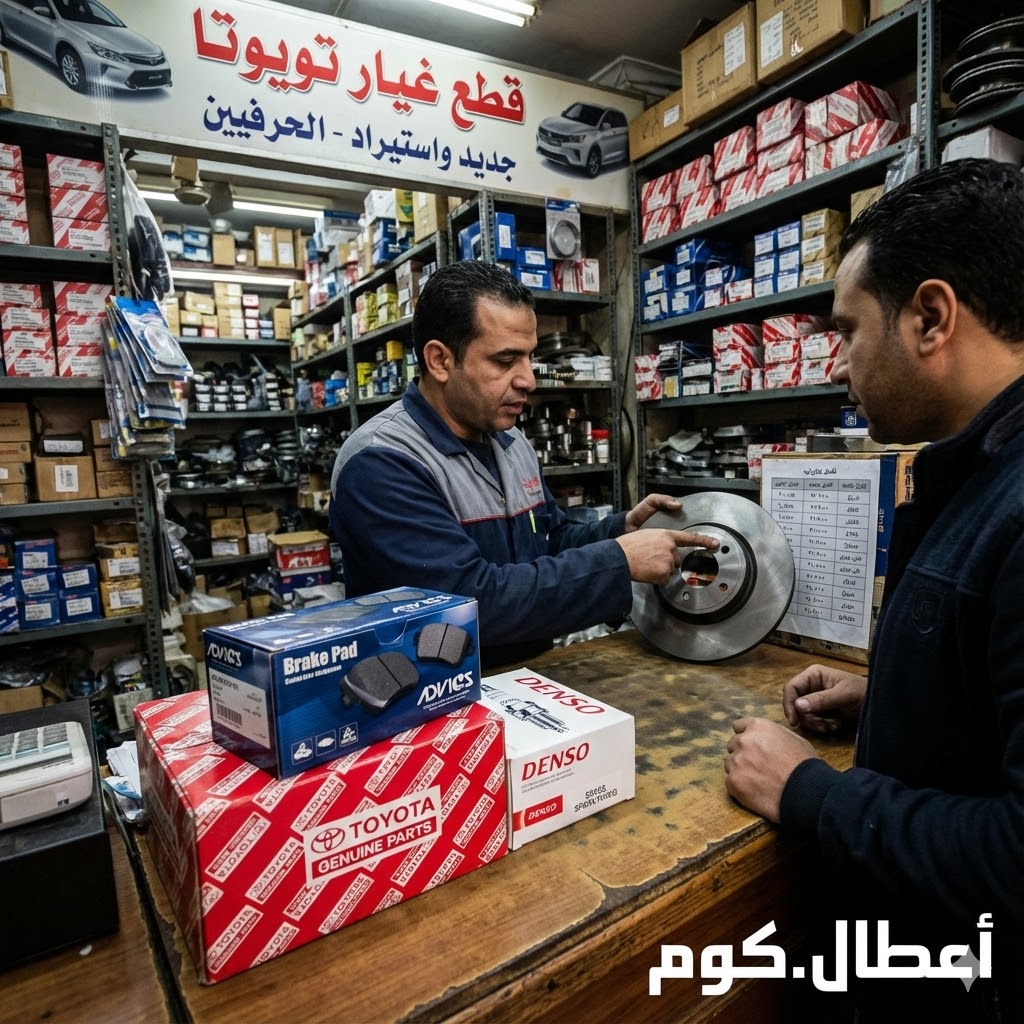 أسعار قطع غيار تويوتا في مصر 2025