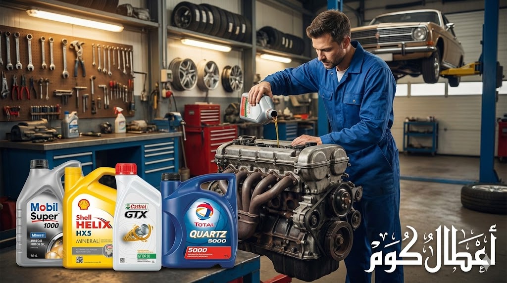 الزيت المعدني بالتفصيل: مقارنة العمالقة الخمسة (شل، موبيل، توتال، كاسترول، ليكوي مولي)