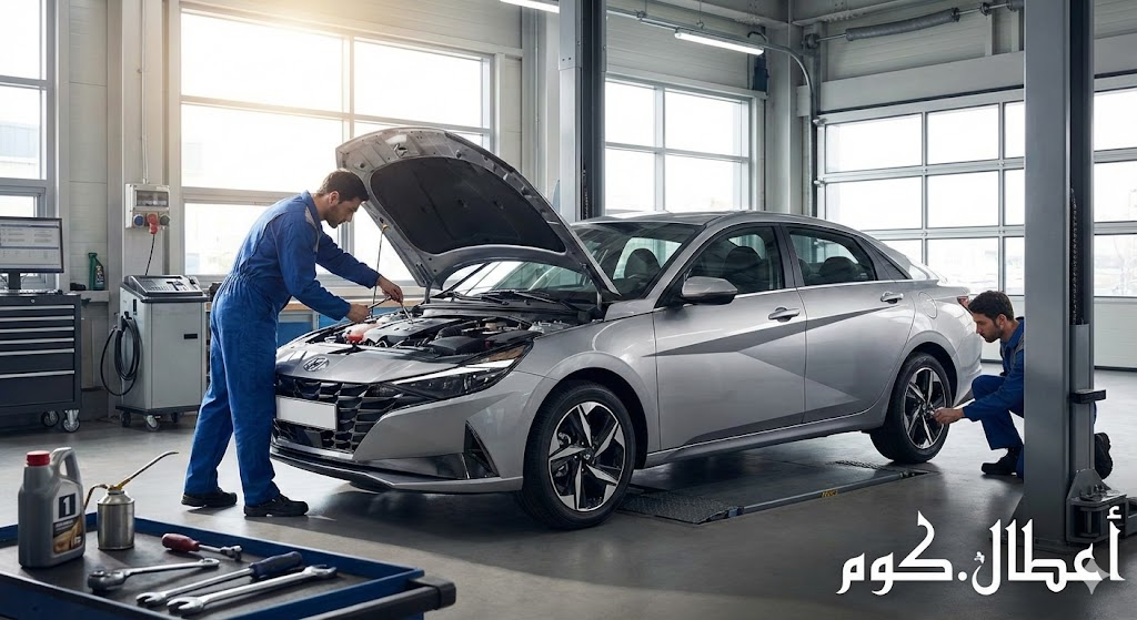 دليل جدول الصيانة الدورية لسيارة هيونداي النترا CN7 (موديلات 2021 - 2025)