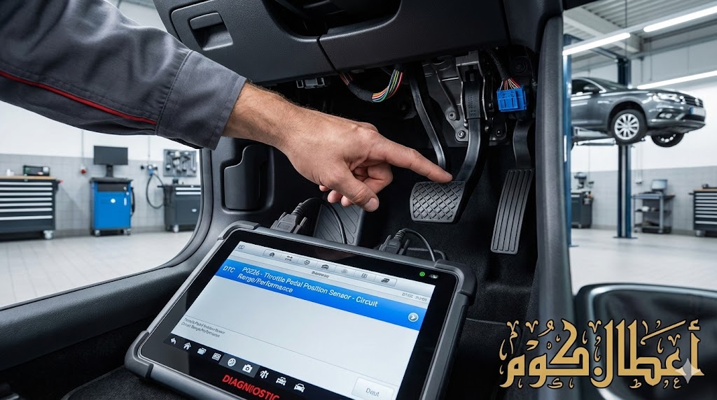 شرح كود العطل P0226: خلل في أداء حساس دعسة البنزين (الدائرة C)