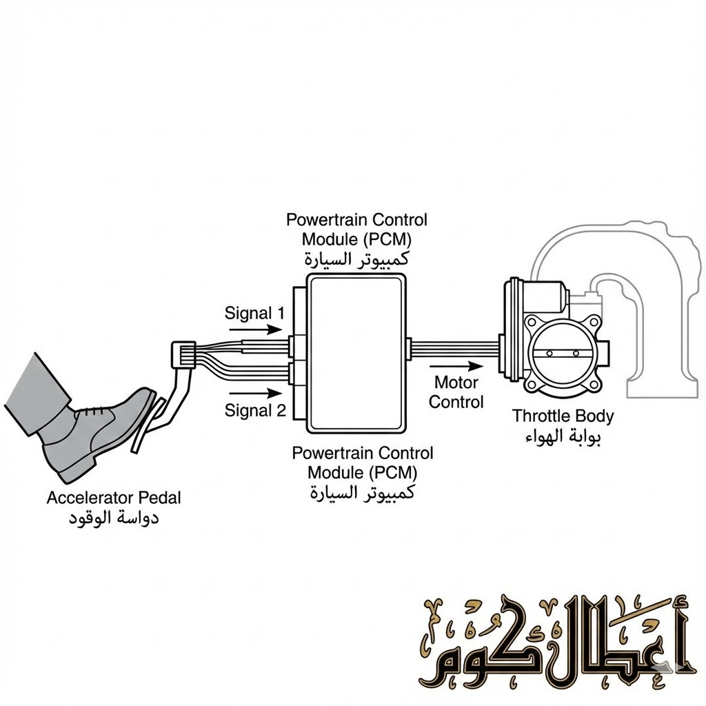 شرح كود العطل P0226: خلل في أداء حساس دعسة البنزين
