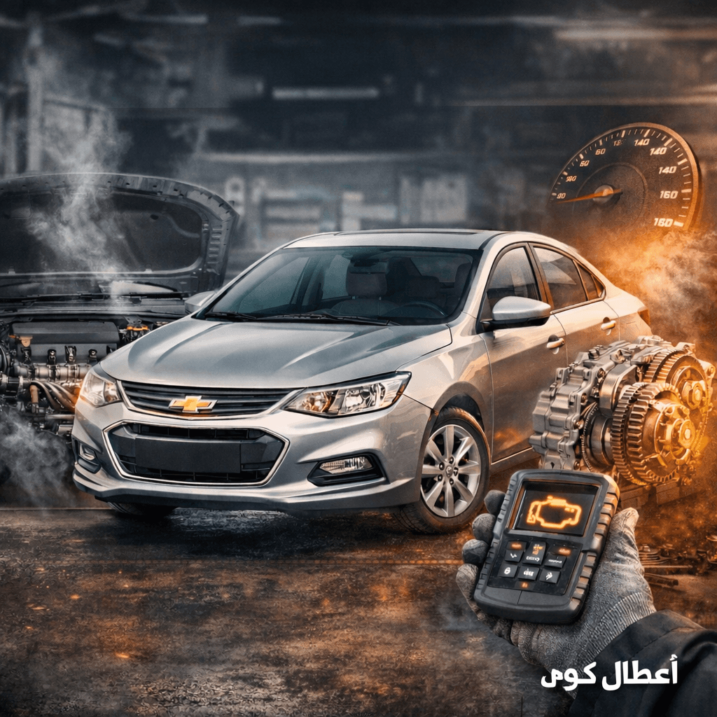 Chevrolet Optra 2026 engine and CVT transmission diagnostic scene in Egypt