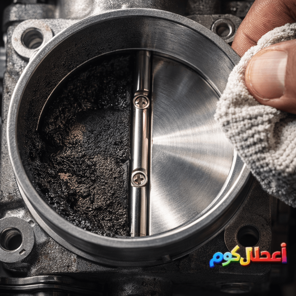 بوابة الهواء الإلكترونية في كيا سيراتو وعليها رواسب كربونية