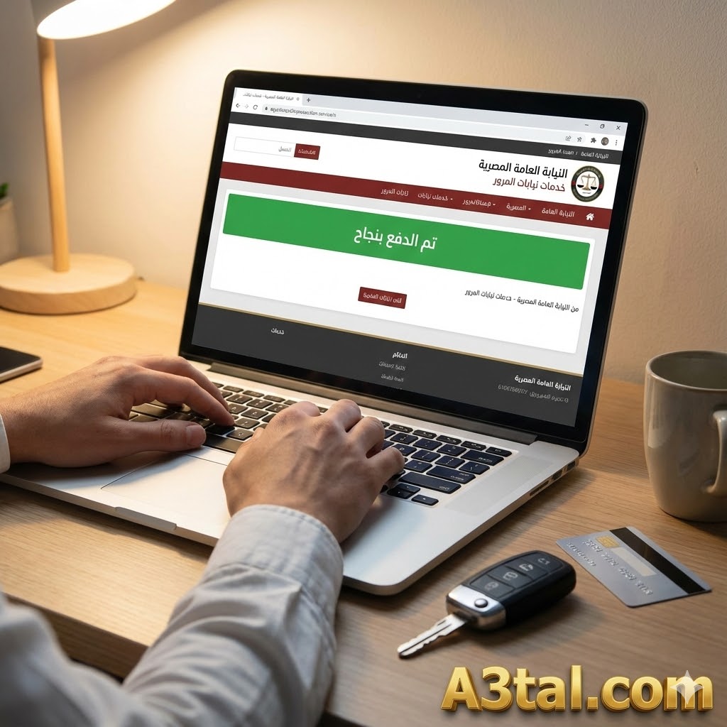 سداد مخالفات المرور مصر أونلاين والاستعلام عن الغرامات - موقع النيابة العامة