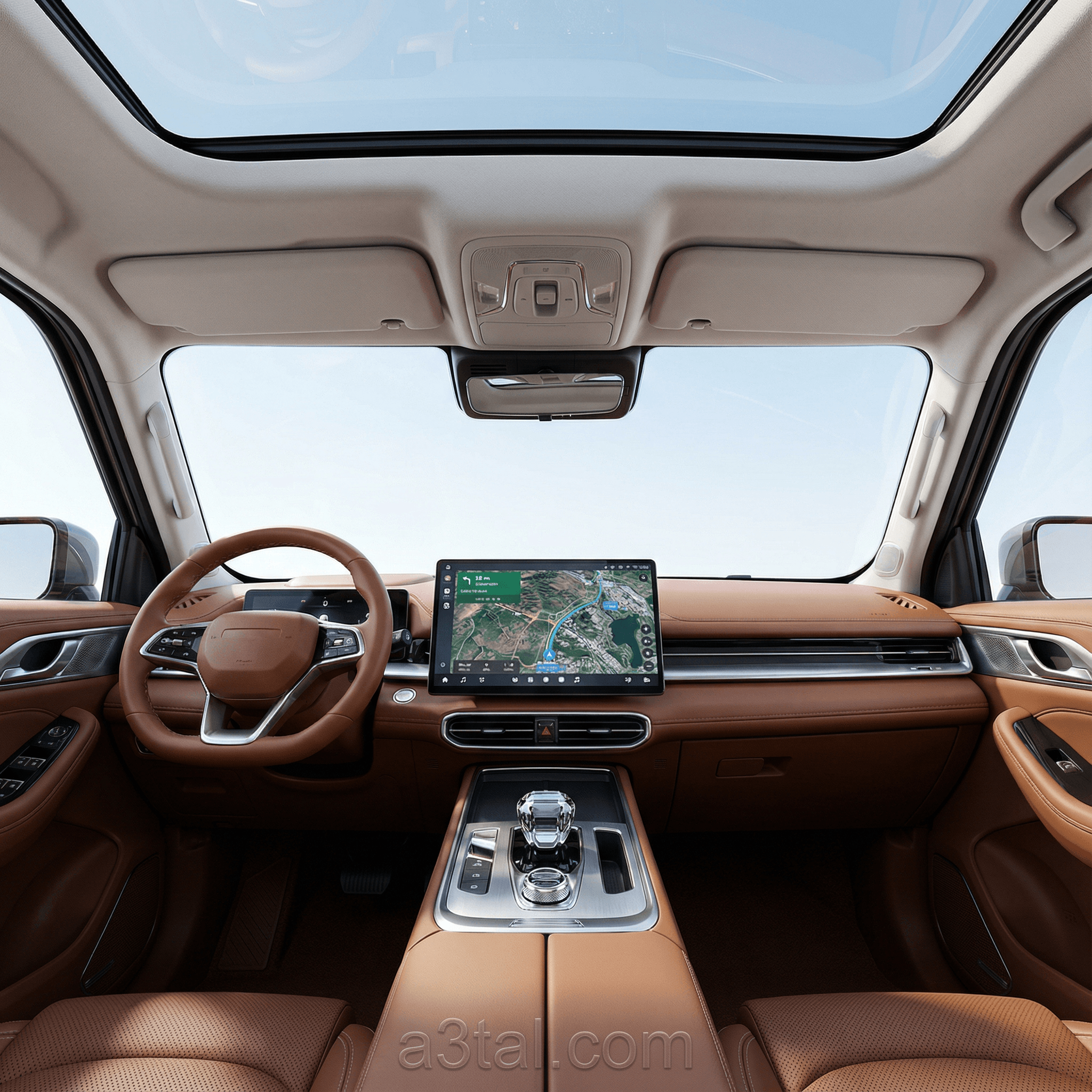 المقصورة الداخلية لسيارة جيتور T2 وشاشة المعلومات الكبيرة وفتيس DCT WET - تقييم العيوب والمميزات