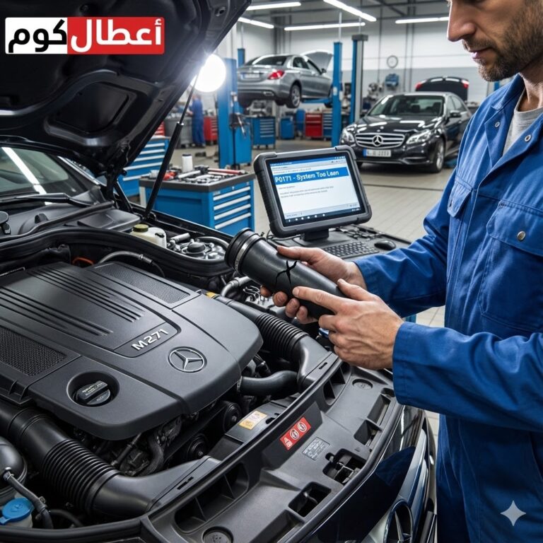 كود P0171 في سيارات مرسيدس: التشخيص والإصلاح