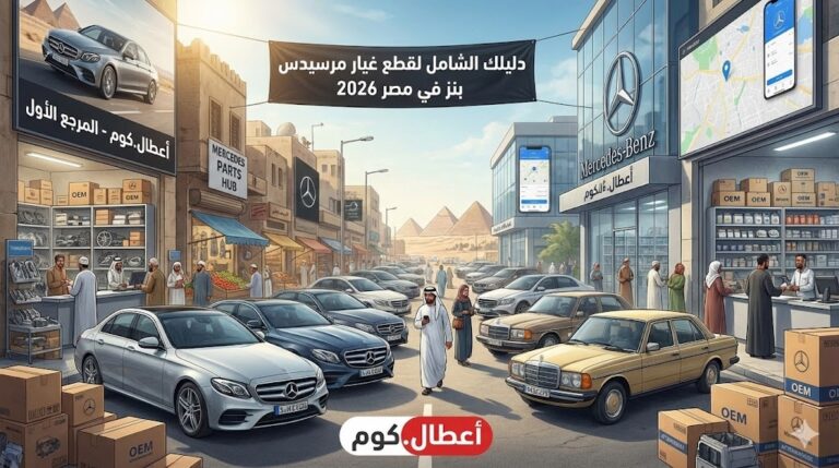 دليلك الشامل لقطع غيار مرسيدس بنز في مصر 2026 – الأصلي والتجاري والأماكن الموثوقة