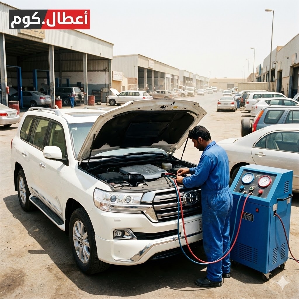 المكيف حار والسيارة واقفة؟ الحل الجذري لمشاكل التبريد في صيف السعودية 2026