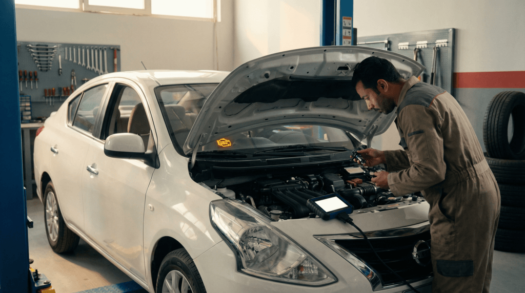 عطل P0335 نيسان صني 2026: تأخير تشغيل وحلول نهائية