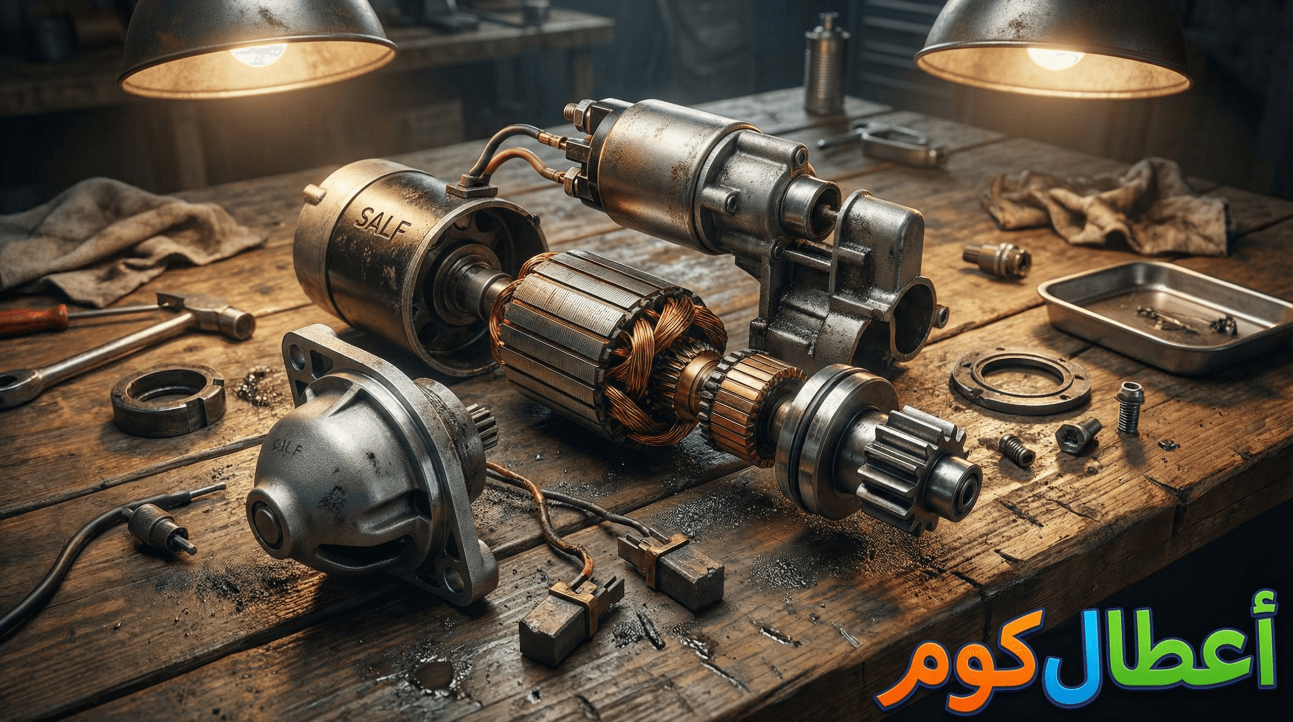 مكونات مارش السيارة المفكك (مبينا، شربون، أوتوماتيك) - أعطال السلف