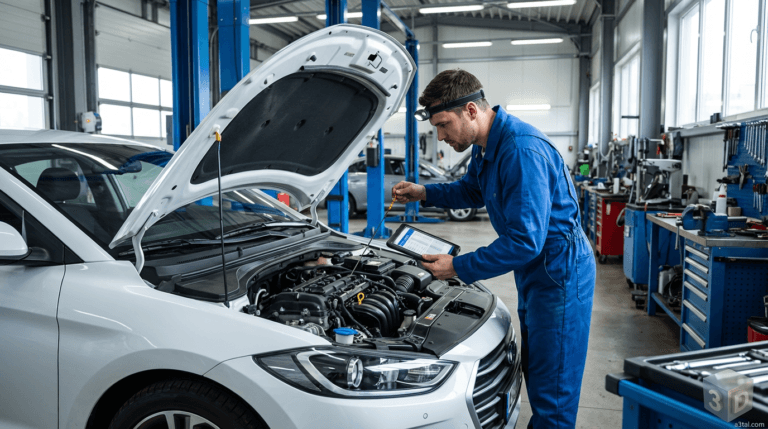 أعطال محرك هيونداي إلنترا (الجزء الأول): الدليل الشامل لمشاكل الماكينة، الحلول، وأماكن قطع الغيار في مصر