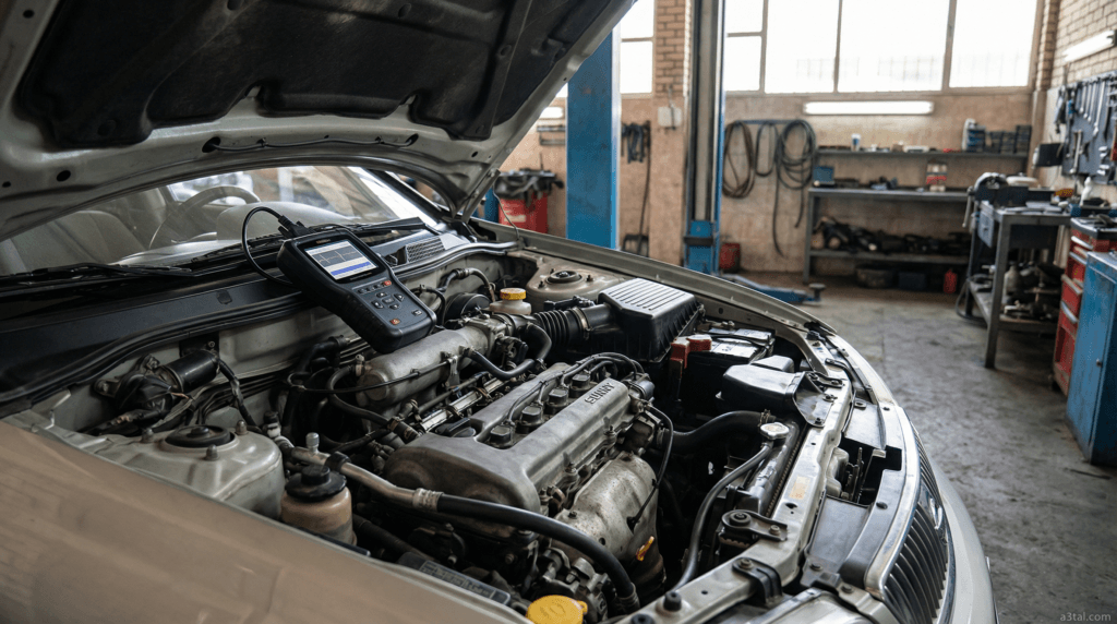 كود العطل P0171 في نيسان صني: الأسباب الحقيقية وطريقة الحل الصحيحة