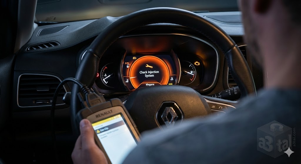 أكواد أعطال رينو ميجان القاموس الشامل لرسائل Check Injection و Gearbox