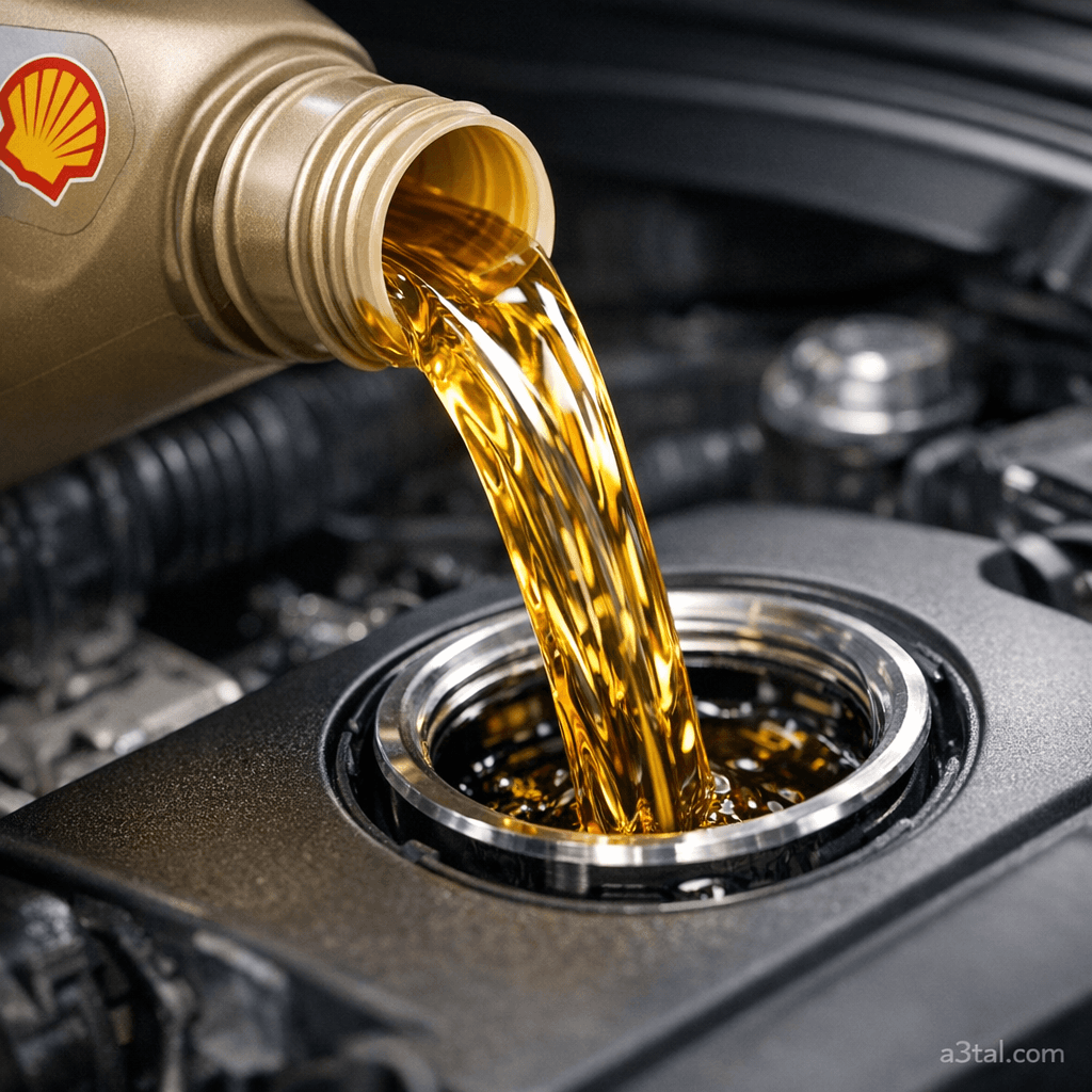 تغيير زيت شيل 5w30 تخليقي بالكامل ومواصفات اللزوجة