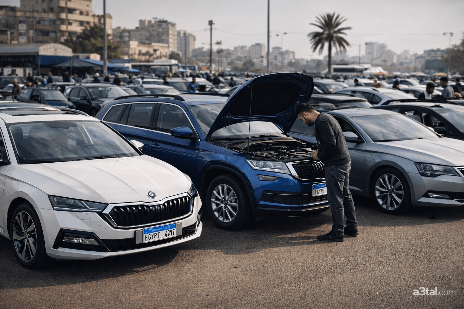 تشكيلة سيارات سكودا مستعملة للبيع في سوق السيارات المصري