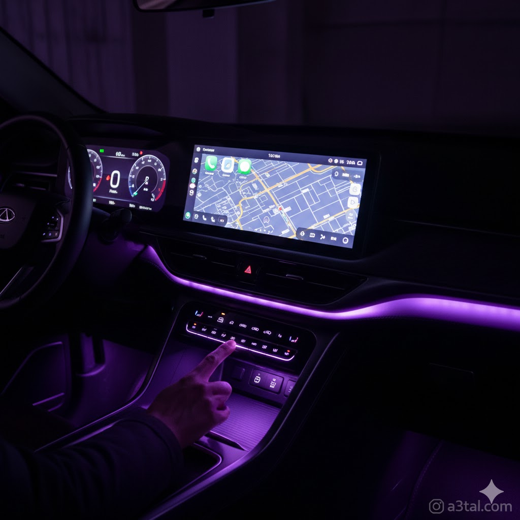 أعطال تكنولوجيا وشاشات شيري تيجو 8 برو  حل تهنيج الشاشة ومشاكل الـ Apple CarPlay