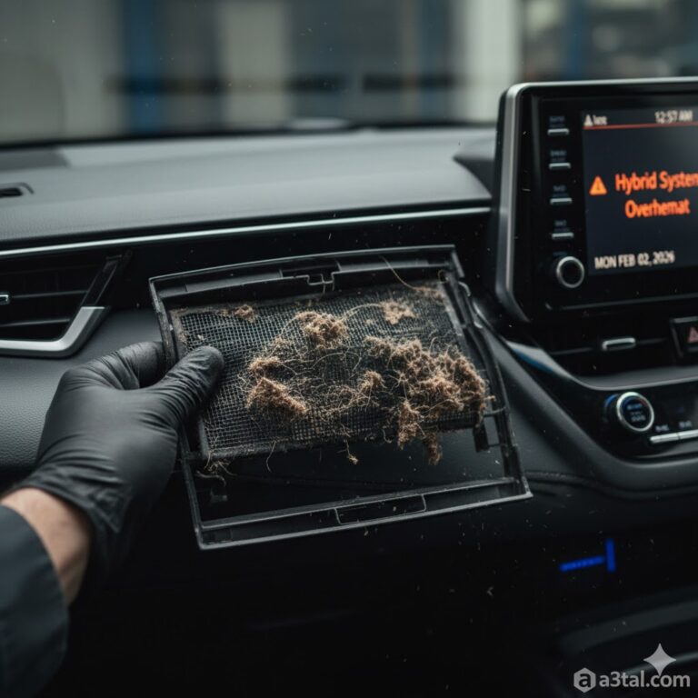 أعطال كهرباء وتكنولوجيا تويوتا كورولا  صيانة الهايبرد، الشاشة، وحساس الكاوتش