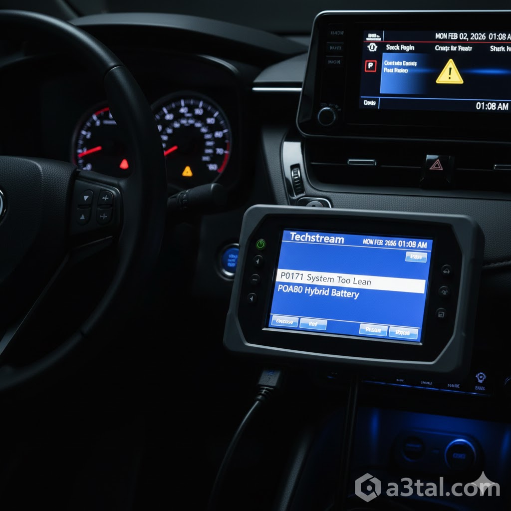 أكواد أعطال تويوتا كورولا 2026 القاموس الشامل (Engine, CVT & Hybrid DTCs)