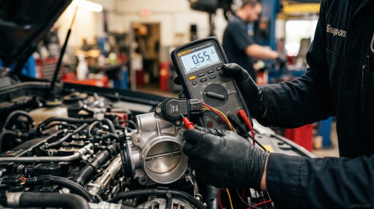 حساس الـ TPS (مستشعر موضع الخانق): الدليل الموسوعي للوظيفة، علامات التلف، وكيفية الفحص