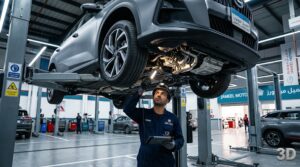 فحص وصيانة سيارة جي أيه سي إم زووم GAC GS3 Emzoom داخل مركز خدمة جميل موتورز المعتمد في مصر