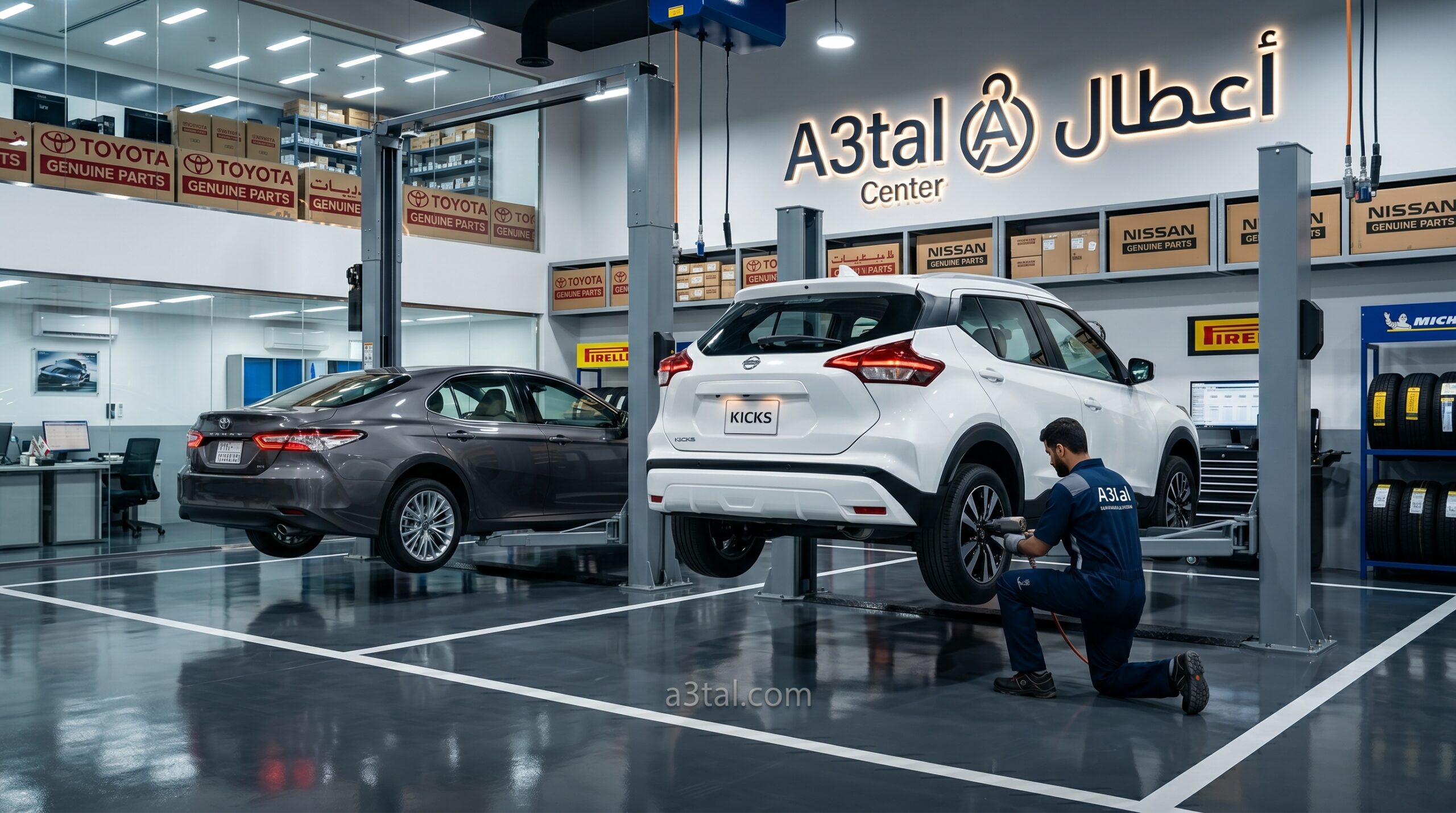 مركز خدمة أعطال لصيانة السيارات بالزمالك ووكيل قطع غيار نيسان وتويوتا