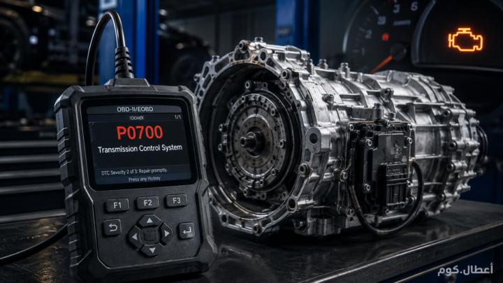 تشخيص كود P0700 في نظام التحكم بالفتيس الأوتوماتيك باستخدام جهاز OBD2