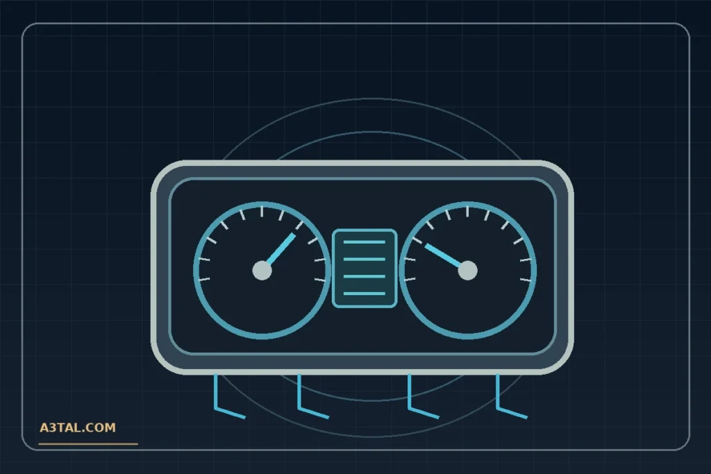 صورة أصلية للوحة عدادات رقمية وشبكة اتصالات السيارة المرتبطة بكود U0155